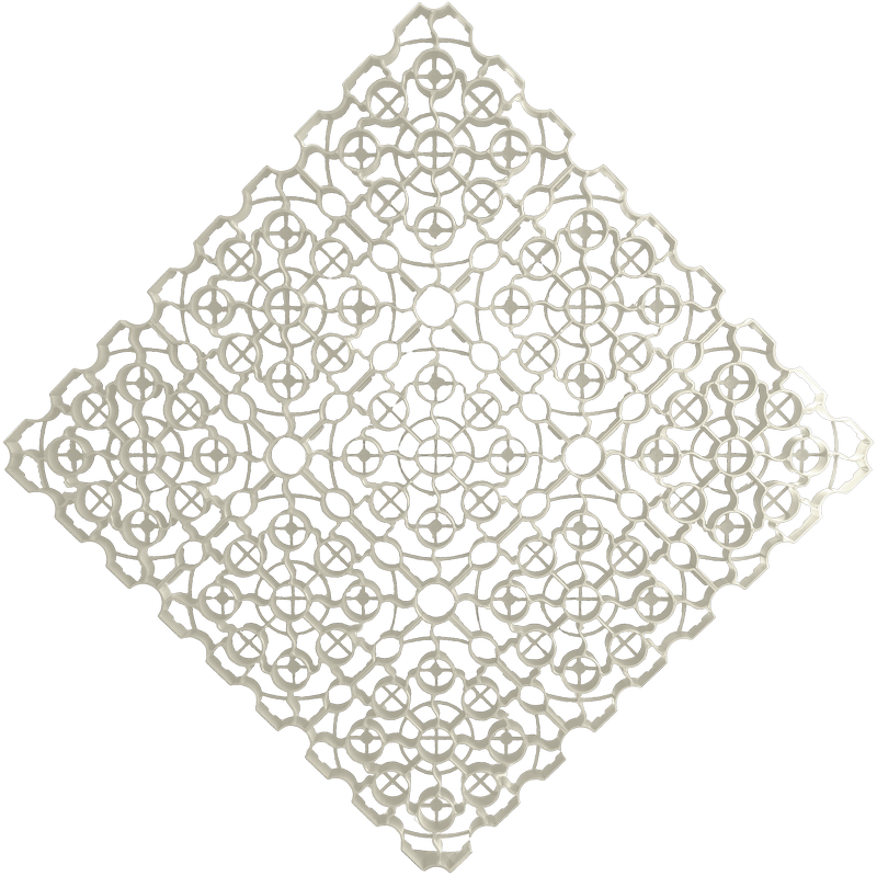 Natural (white) X-Grid ground reinforcement grid, one square metre