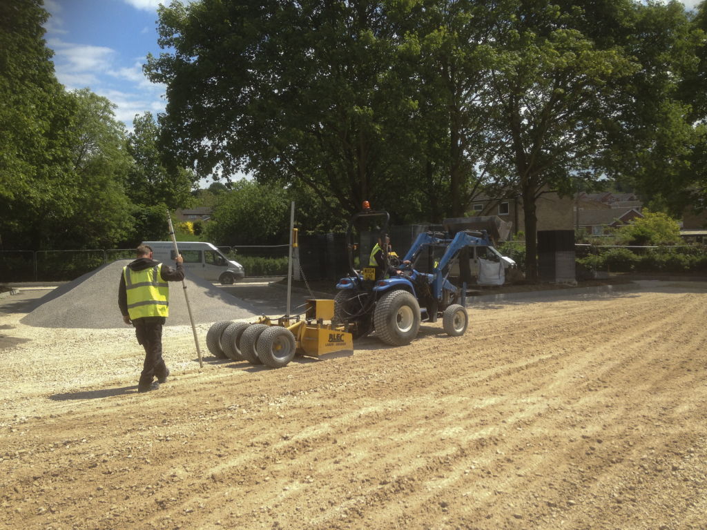 Gravel-filled X-Grid at Belper School